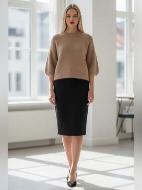 Elan Tan Sweater